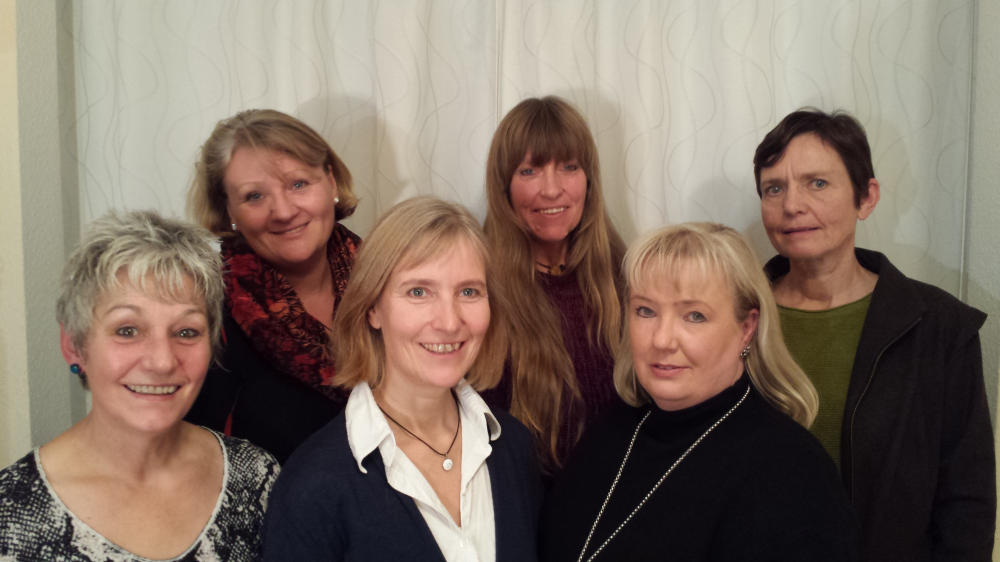 v.l.n.r.: Doris Stöckel, Valentina Medwedew, Kathrin Höhn, Antje Kottke, Martina Macht, Doris Wawrauschek